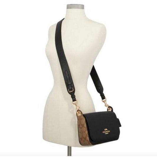 ORIG Preloved CCH RARE Small Jes Messenger Flap Black Bag