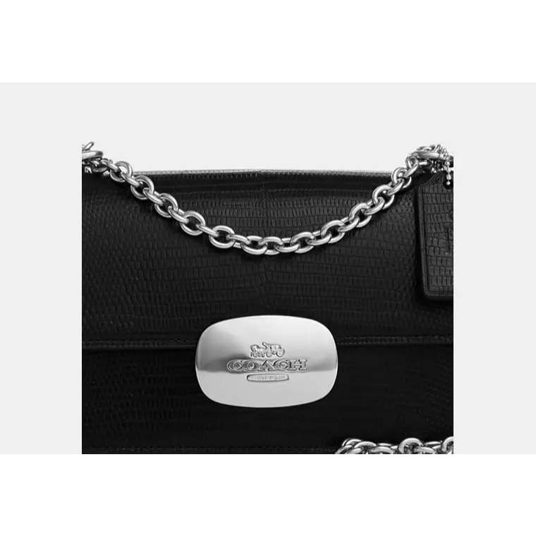 ORIG & IMPORTED C0@CH Eliza Flap Crossbody Bag