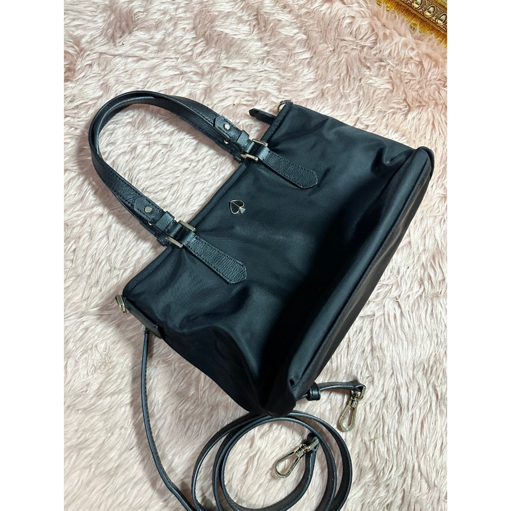 ORIG Preloved KS Retail Taylor Small Crossbody Tote Nylon Bag in Black