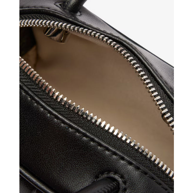 ORIG & IMPORTED LCT Mini Lora Leather Bag Embossed Black