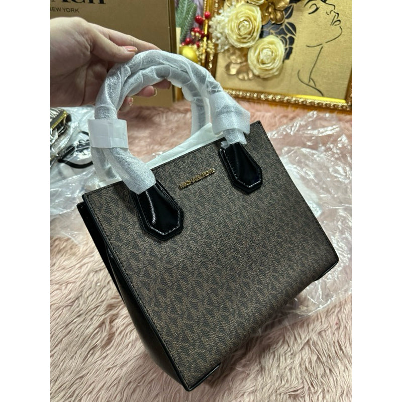 SALE! ORIG & IMPORTED MK Mercer Medium Messenger in Signature Brown/Black Bag