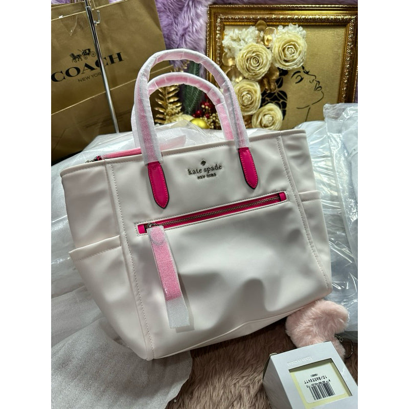 DISCONTINUED ‼️ NO RESTOCK!! ORIG & IMPORTED KS Chelsea Medium Satchel Nylon Bag Black