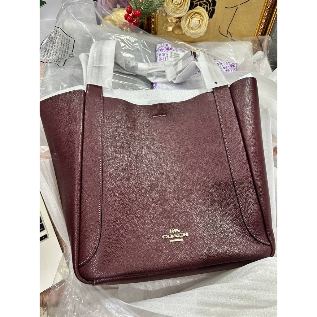ORIG & IMPORTED CCH Large Hadley Tote Bag Merlot Maroon Red