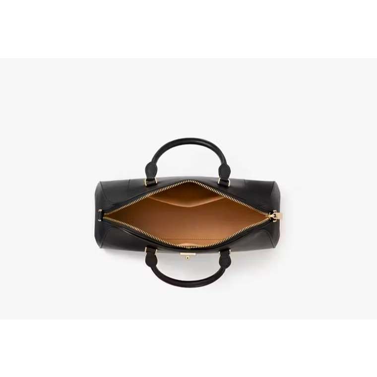 ORIG & IMPORTED KS Phoebe East West Satchel Medium Black Bag