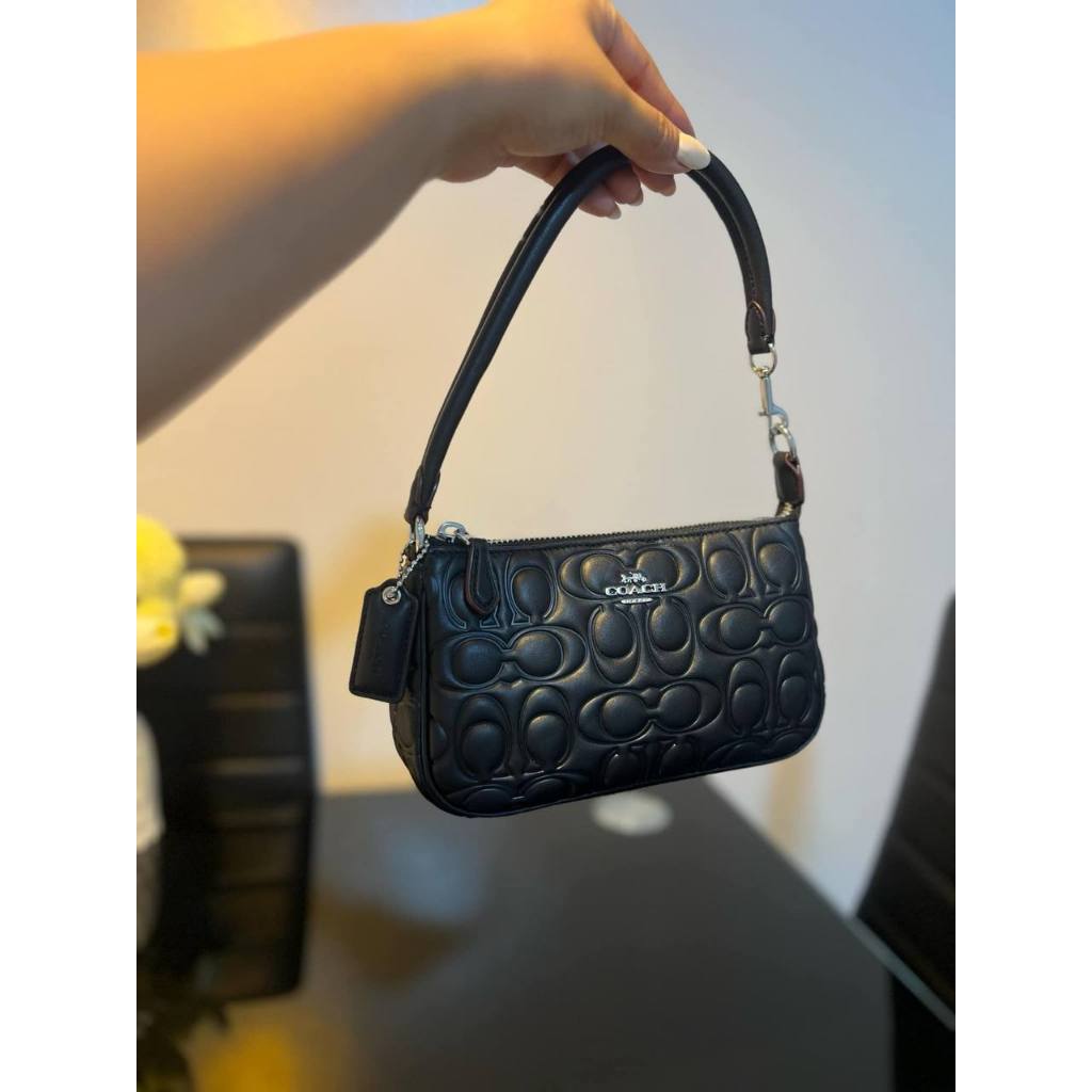 ORIG Preloved CCH Nolita 19 In Signature Leather Black Small Bag