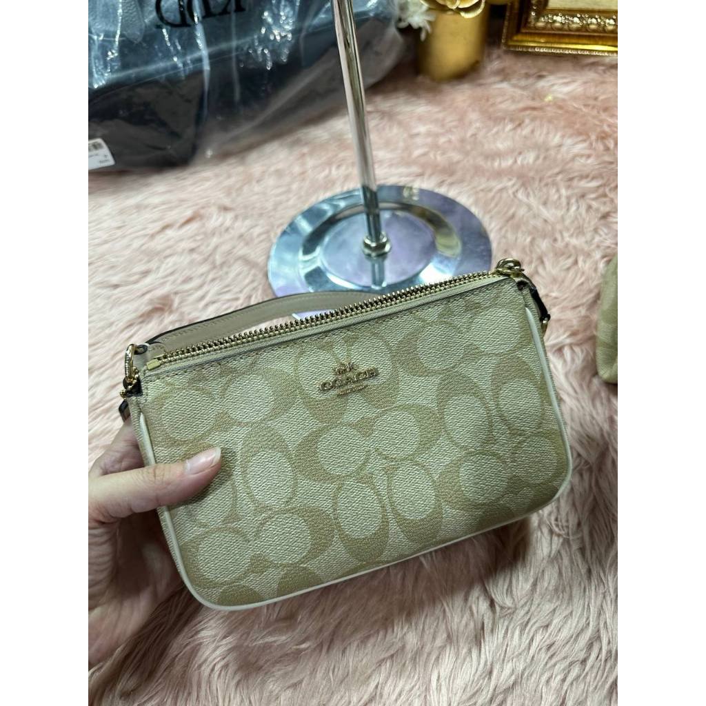 ORIG CCH Nolita 19 In Signature Canvas Light Khaki Small Bag
