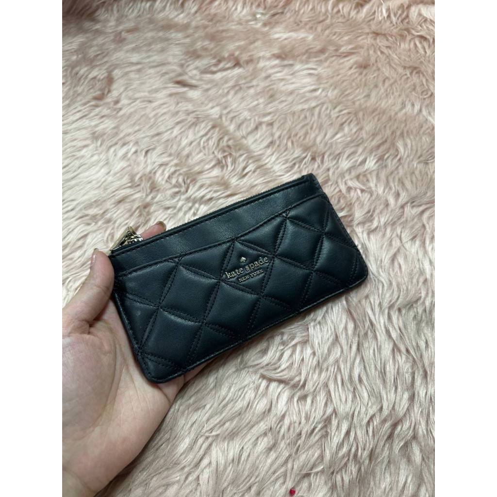 ORIG & IMPORTED Preloved KS Natalia Large Slim Card Holder Wallet Black