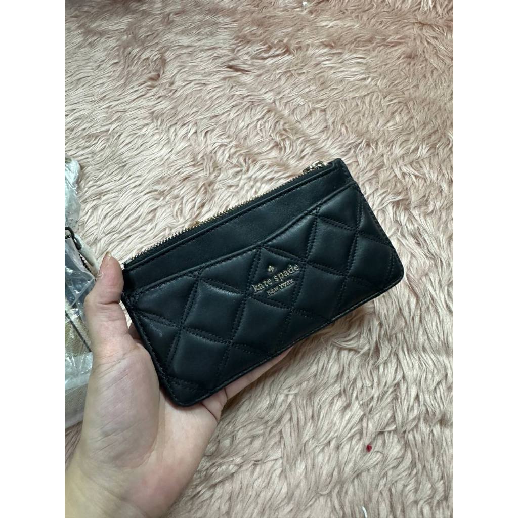 ORIG & IMPORTED Preloved KS Natalia Large Slim Card Holder Wallet Black