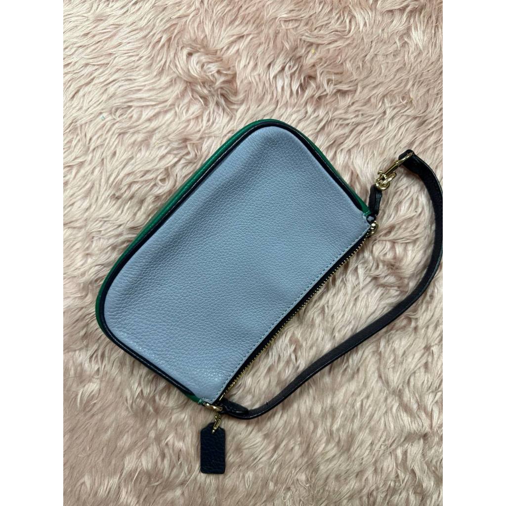 ORIG Preloved CCH Nolita 19 In Colorblock With Horse And Carriage Blue Small Bag