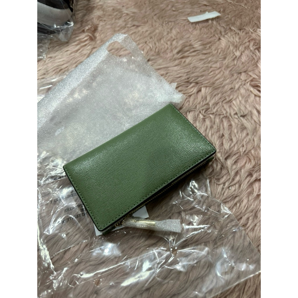 ORIG & IMPORTED KS Morgan Small Slim Bifold Wallet Green