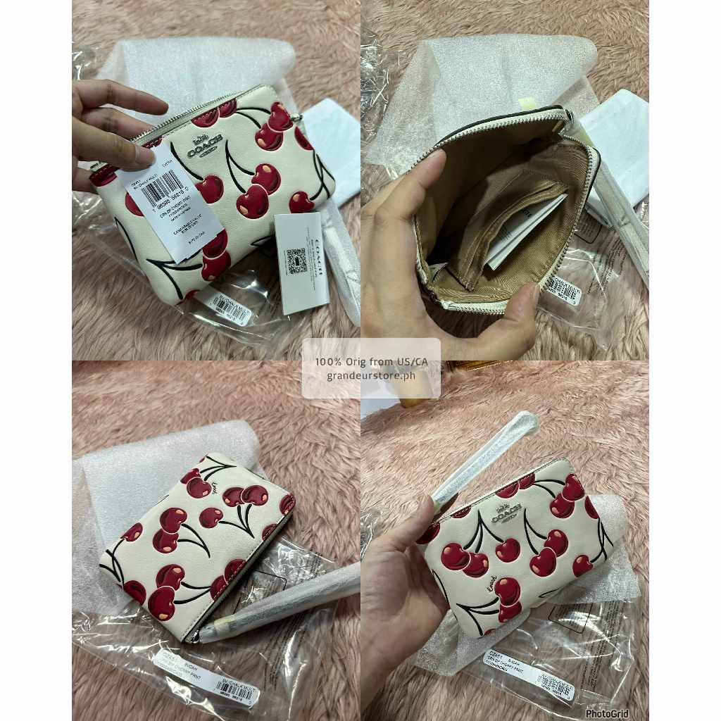 ORIG & IMPORTED CCH Corner Zip Small Wristlet Card Purse Wallet
