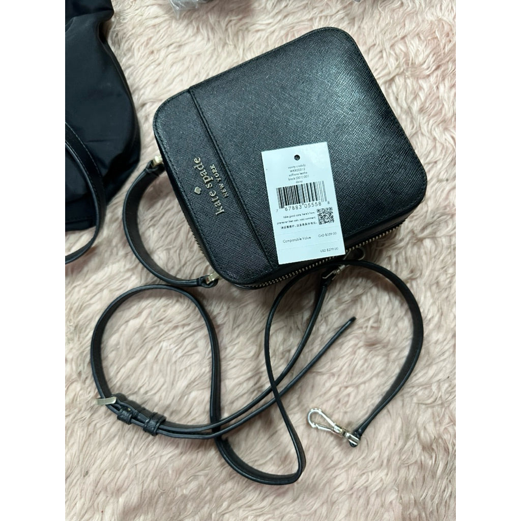 ORIG & IMPORTED Preloved KS Daisy Vanity Crossbody Small Bag in Black