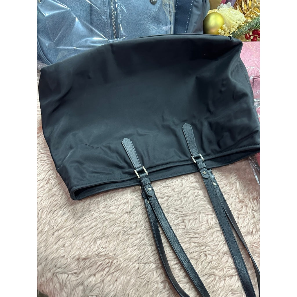 ORIG Preloved KS Taylor Medium Tote Nylon Black Bag