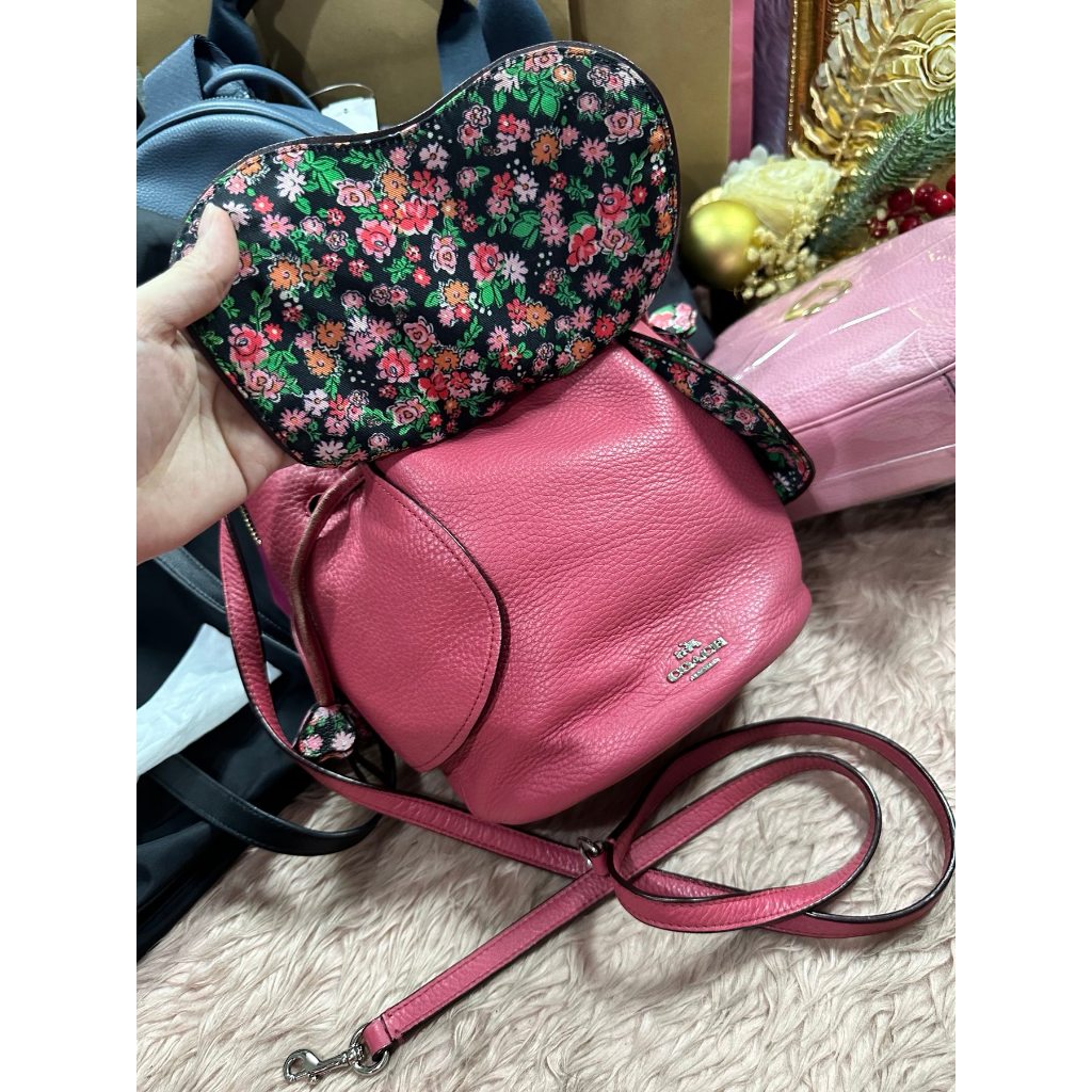 ORIG Preloved RARE CCH Drawstring Crossbody Petal Pink Bag