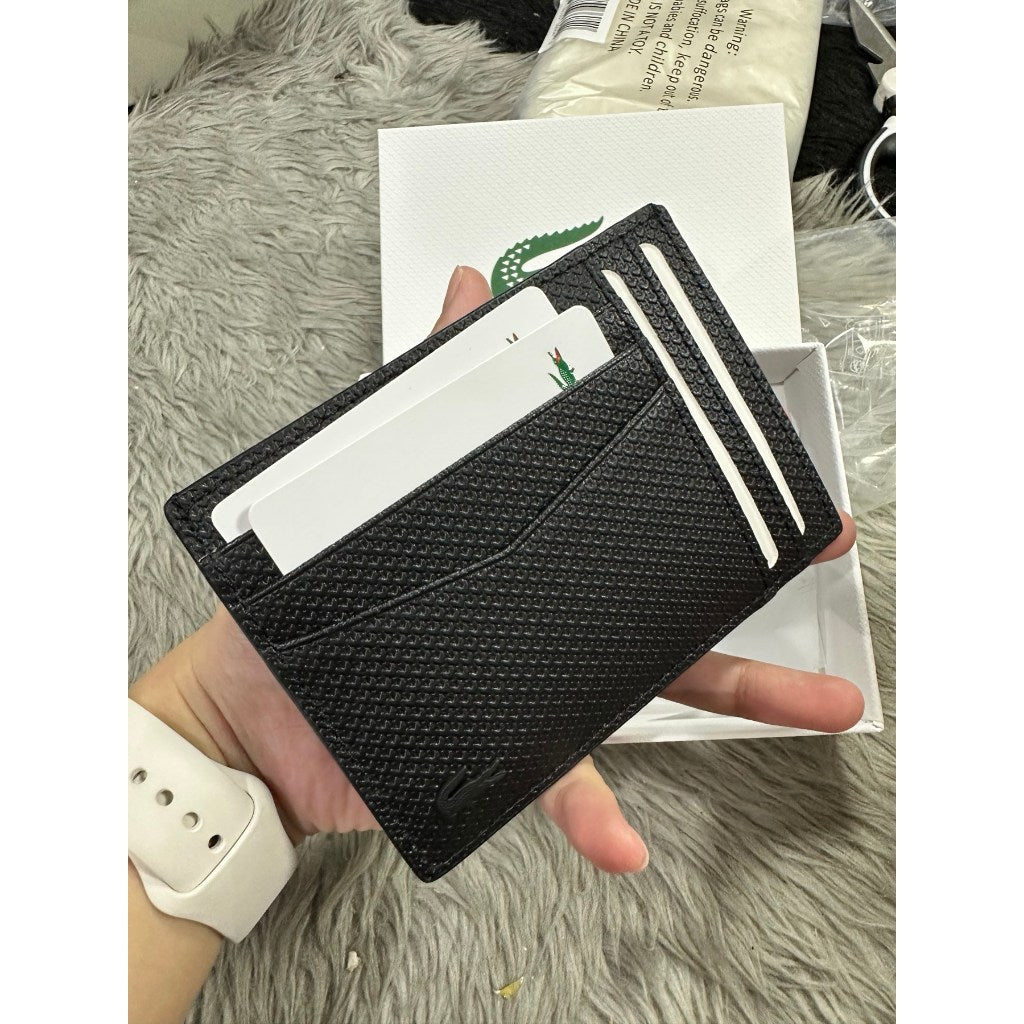ORIG & IMPORTED LCT Men's Chantaco Leather Card Holder Wallet Black NH4120CE