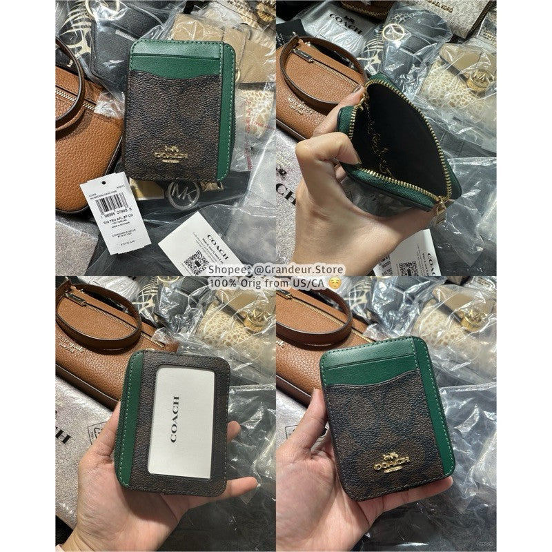 ORIG/IMPORTED ❤️ CCH ZIP CARD CASE WALLET COIN PURSE