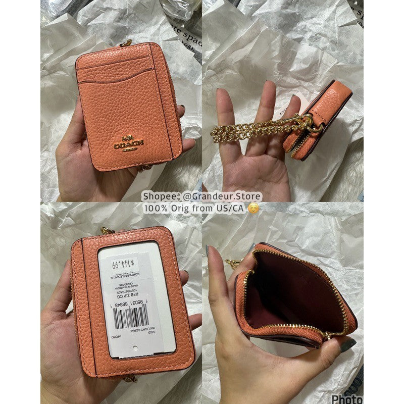 ORIG/IMPORTED ❤️ CCH ZIP CARD CASE WALLET COIN PURSE