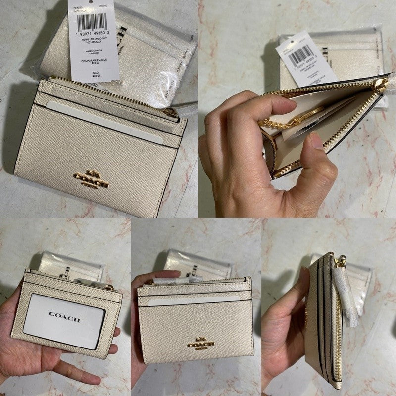 ORIG & IMPORTED Co@ch MINI SKINNY ID CASE CARD HOLDER SMALL WALLET - ORIG, US IMPORTED