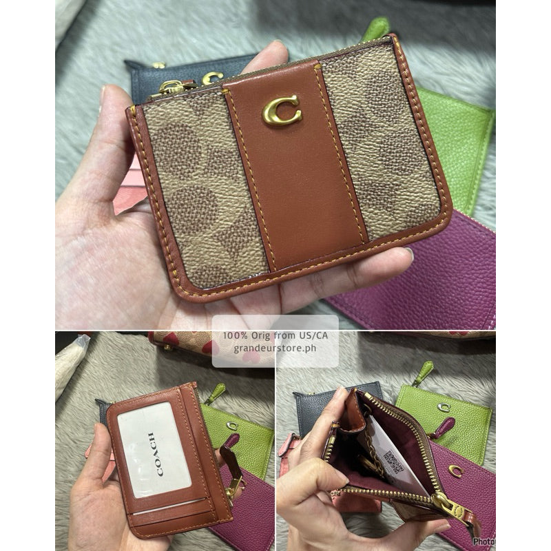 ORIG & IMPORTED Co@ch MINI SKINNY ID CASE CARD HOLDER SMALL WALLET - ORIG, US IMPORTED
