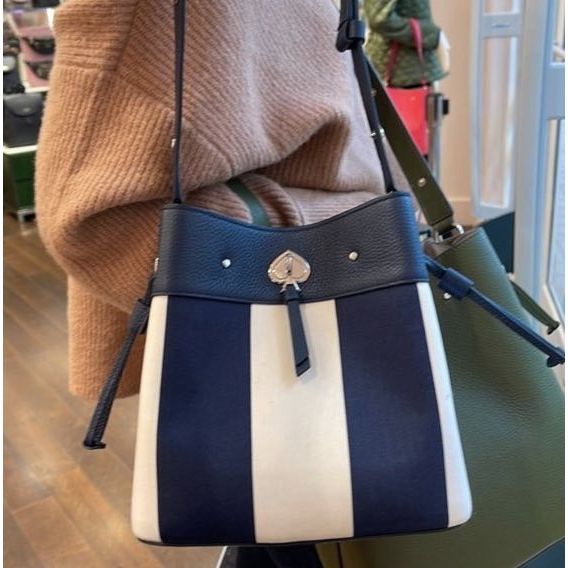 ORIG PRELOVED  KS Marti Small Bucket Bag Jacquard Blue
