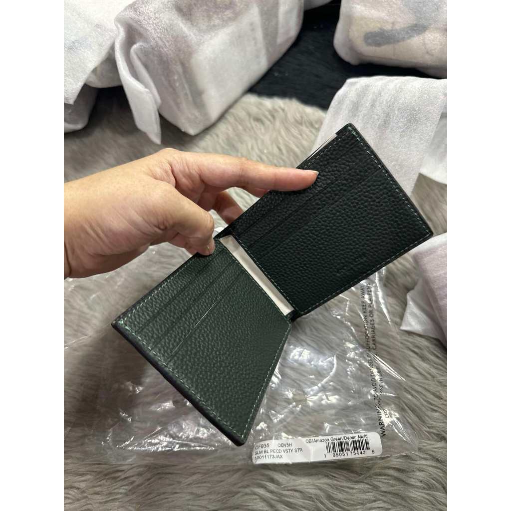 ORIG & IMPORTED CCH Retail Slim Billfold Wallet With Varsity Stripe