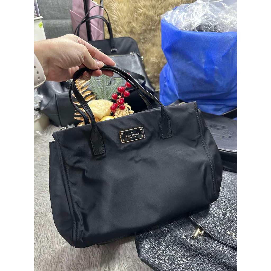 ORIG Preloved KS Blake Avenue Small Loden Nylon Black Bag