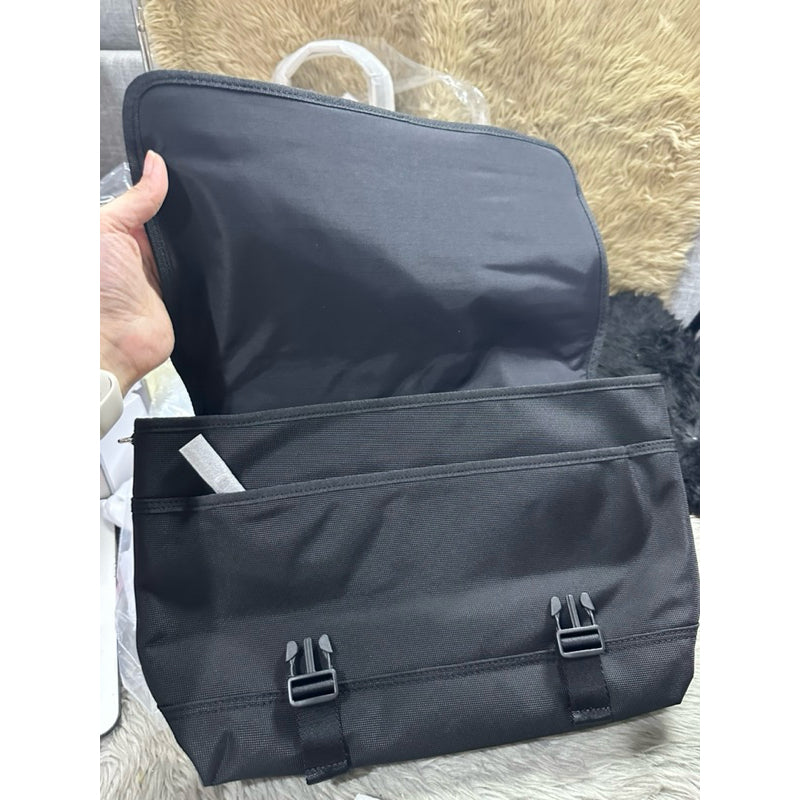 ORIG & IMPORTED LCT Men's Kome Messenger Laptop Bag Black large