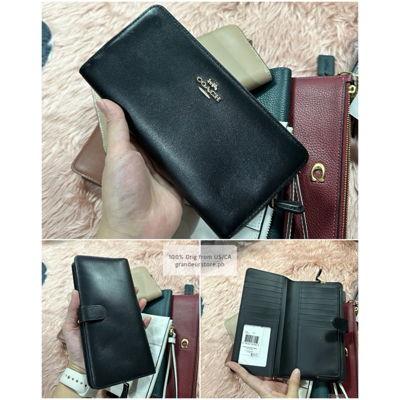 ORIG & IMPORTED CCH Retail Skinny Long Wallet Pink/Lilac/Brown