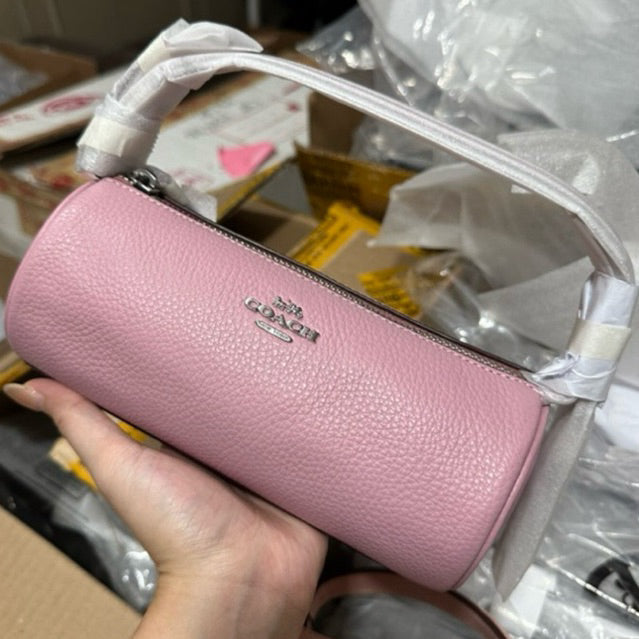 ORIG & IMPORTED CCH Nolita Barrel Small Shoulder Wristlet Black Pink Bag