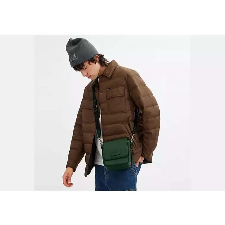 ORIG & IMPORTED CCH Lucas Crossbody Men Flap Bag Green