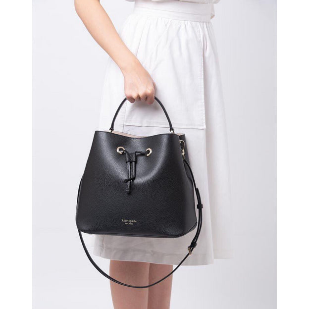 ORIG Preloved KS Eva Large Bucket Black Bag