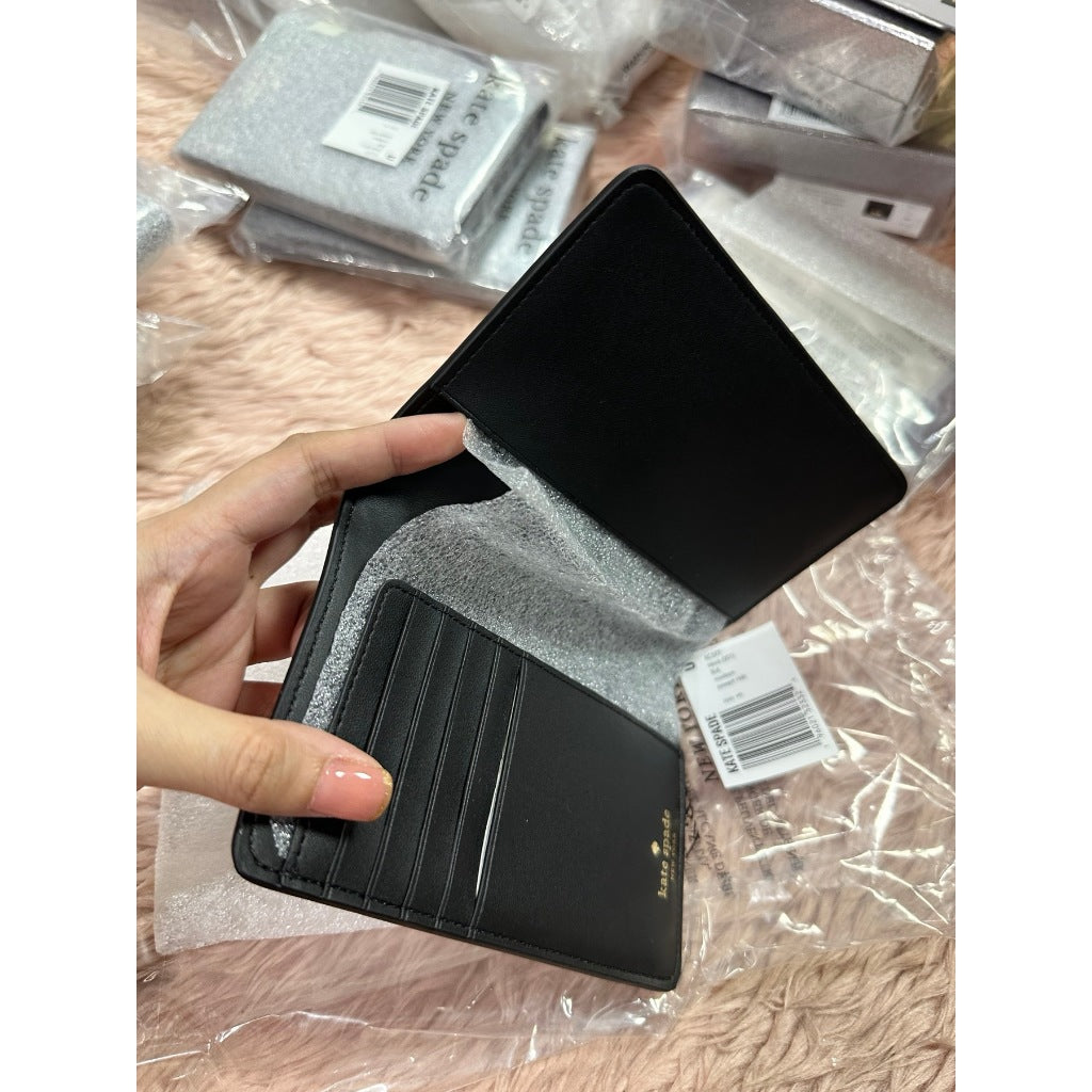 ORIG & IMPORTED KS Madison Passport Holder Black Wallet