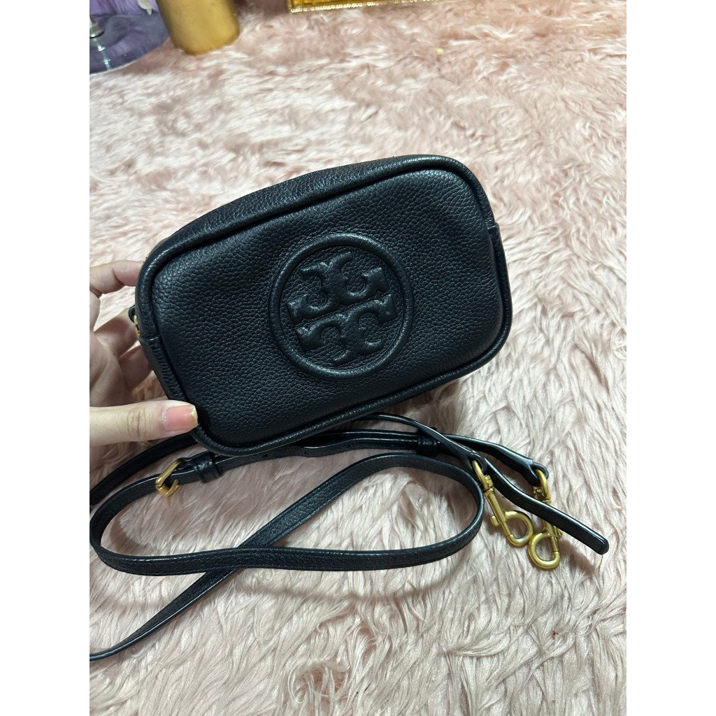 ORIG & IMPORTED Preloved TB Perry Bombe Mini Bag Black
