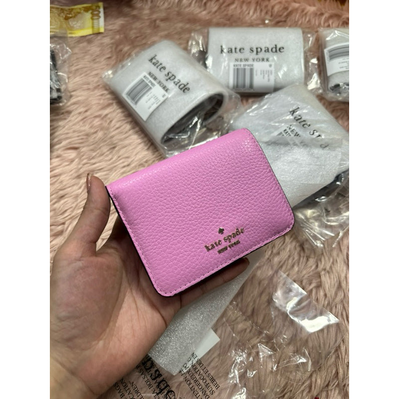 ORIG & IMPORTED KS Lena Small Bifold Wallet in Black Brown Pink Green Red