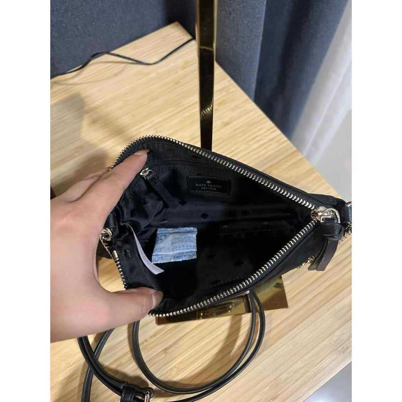 ORIG PRELOVED  KS Wilson Road Jane Small Shoulder Crossbody Nylon Black Bag