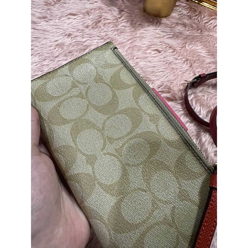 ORIG & IMPORTED Preloved CCH Phone Tech Wallet Khaki Pink