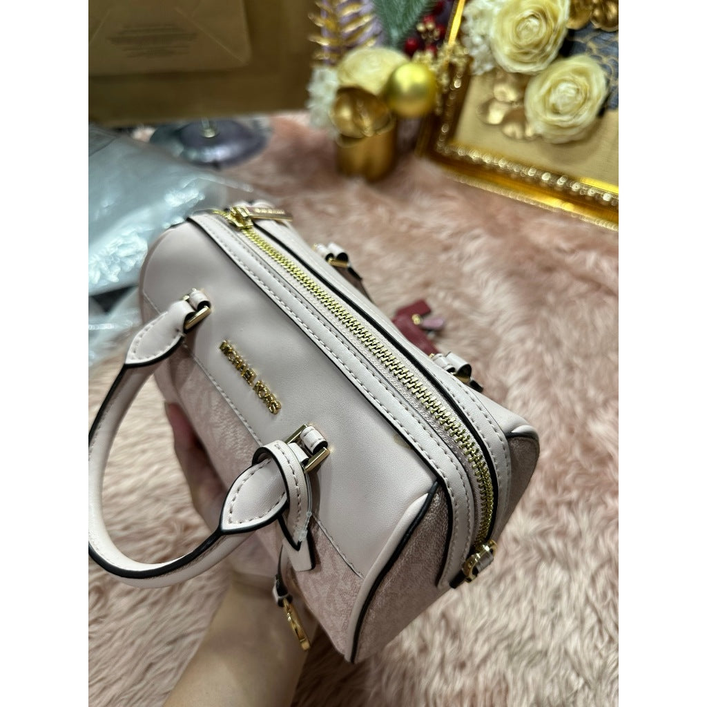 ORIG & IMPORTED MK Jet Set Travel Extra Small Duffle Crossbody Bag Pink