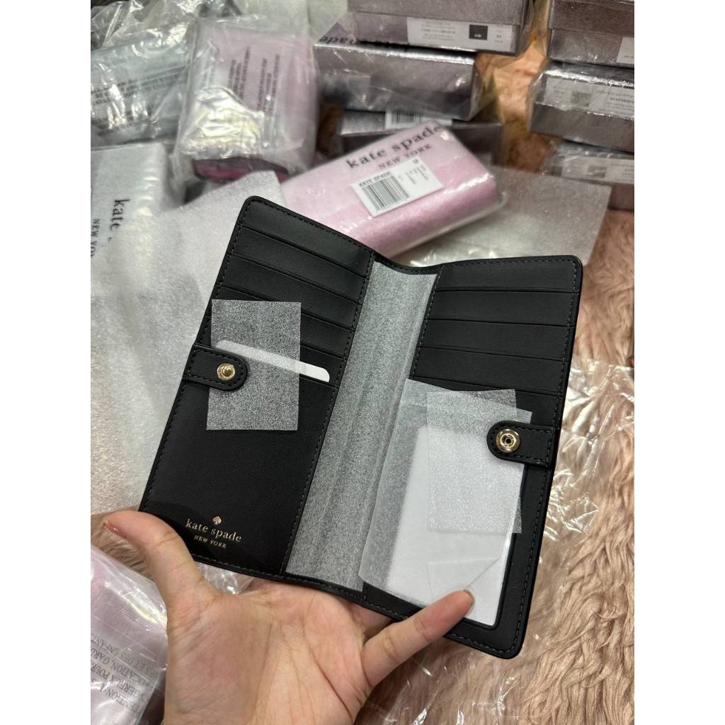 ORIG & IMPORTED KS Madison Large Slim Long Wallet Black Brown White