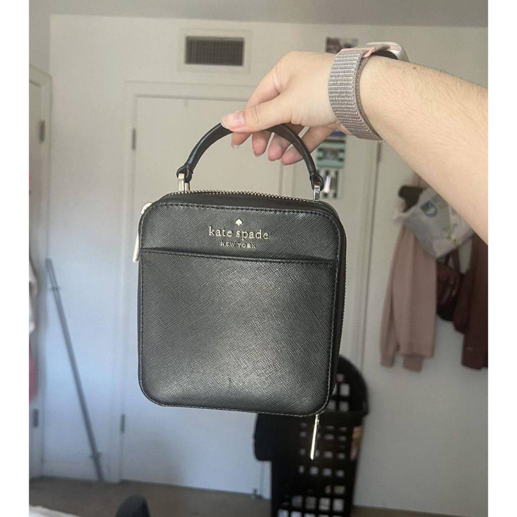 ORIG & IMPORTED Preloved KS Daisy Vanity Crossbody Small Bag in Black