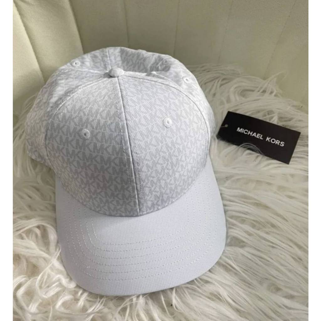 ORIG & IMPORTED MK Logo Print Organic Stretch Cotton Baseball Cap