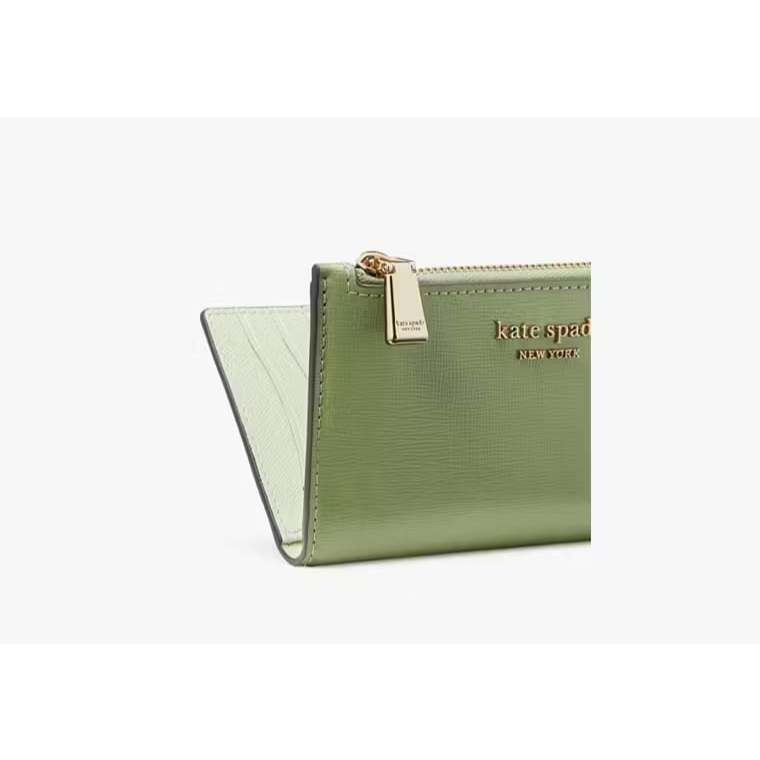 ORIG & IMPORTED KS Morgan Small Slim Bifold Wallet Green