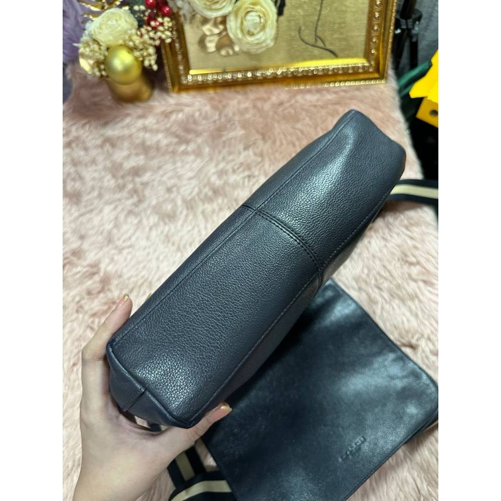 ORIG Preloved CCH Charles Messenger Blue Flap Bag