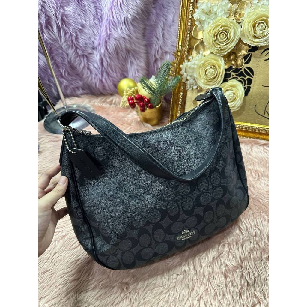 ORIG Preloved CCH Zip Hobo Shoulder Black Bag