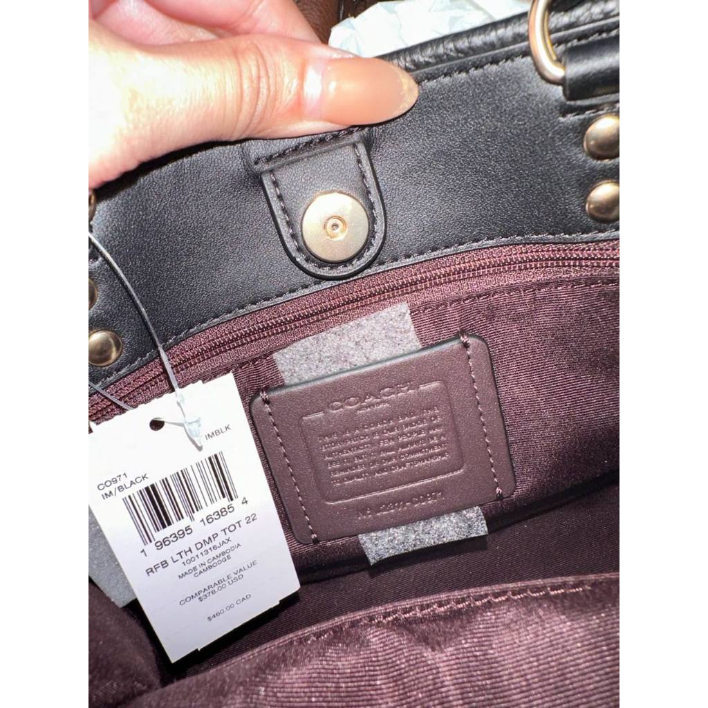 ORIG & IMPORTED CCH Dempsey Tote 22 Black Bag