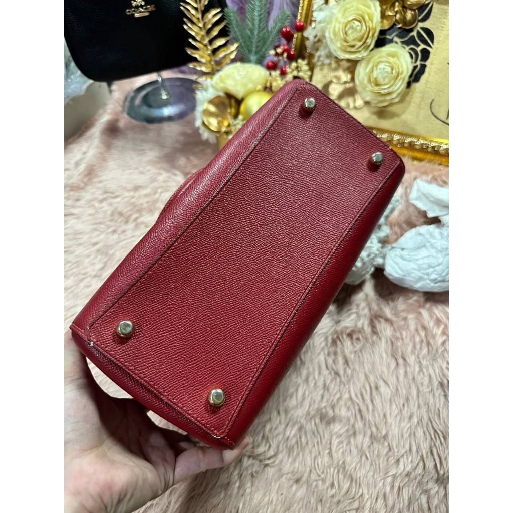 ORIG Preloved CCH Rowan Satchel Bag Cherry Red