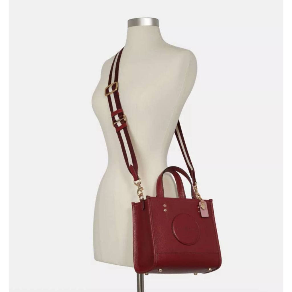 ORIG & IMPORTED CCH Dempsey Tote Bag 22 With Heart Charm Red Bag