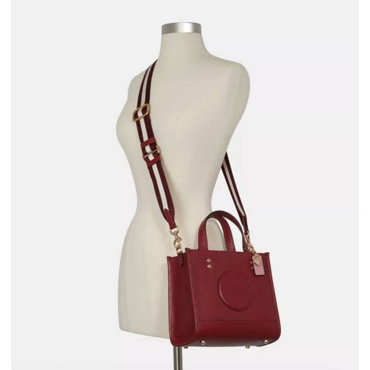 ORIG & IMPORTED CCH Dempsey Tote Bag 22 With Heart Charm Red Bag