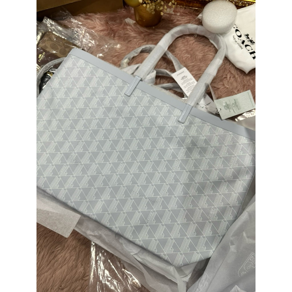 ORIG & IMPORTED LCT Women's Zely Tote with Pouch Light Blue Medium Bag