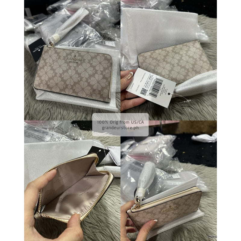 ORIG & IMPORTED KS Lucy Small & Medium L-zip Wristlet Wallet