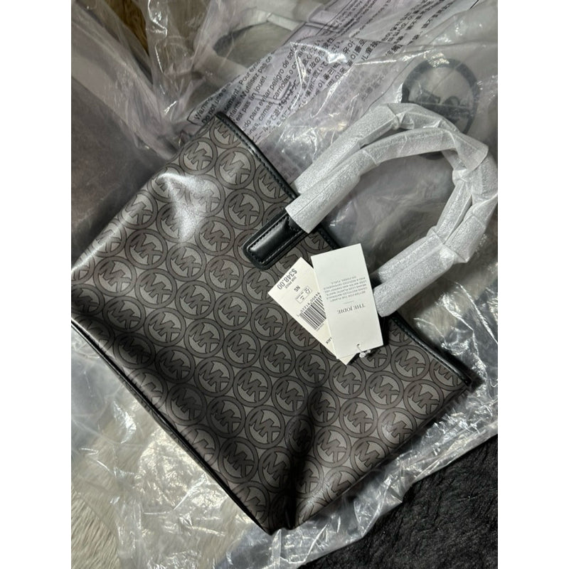 MK Jodie Small Logo Jacquard Tote Bag